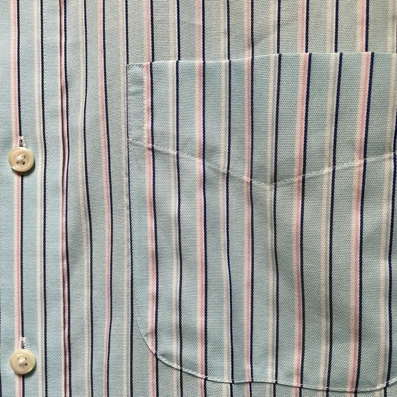 Ralph Lauren Pastel Pinstriped Button Down Men’s Dress Shirt, 15.5, 34/35 - Picture 5 of 8